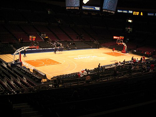 The Madison Square Garden court
