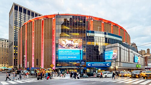 A full house at Madison Square Garden